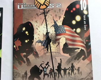 Ultimates II #10 Serietidning: Axis of Evil, VF/NM Skick