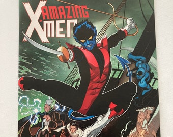 Signed Amazing X-Men 1 - by Ed McGuinness - Excellent Nightcrawler Story (X-Men 97, Marvel Comic Book, VF/NM Condition)