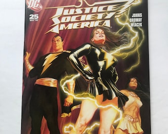 Justice Society of America #25 - Black Adam Cover (VF/NM)
