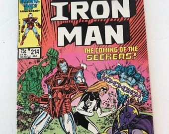 Iron Man #213 (1987): First Rachel Carpenter, Spider-Woman Appearance