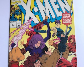 X-men 21 - Return of Psylocke (VF/NM, Marvel Comics, 1994, Wolverine, Uncanny X-men, Gambit)