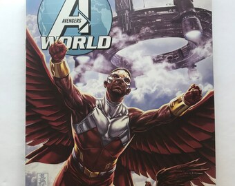 Cómic Avengers World #7 - Portada de Falcon y Red Wing (VF)