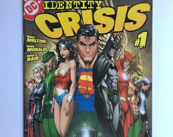 Crisi d'identità n. 1: copertina di Michael Turner, DC Comics (ottime condizioni/quasi perfette)