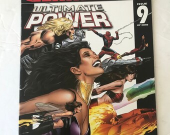Ultimate Power 9 Comic Book: Greg Land Cover, Avengers, X-Men (VF/NM)