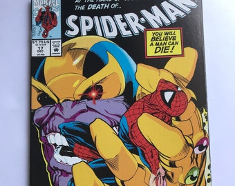 Spider-man 17 Infinity Gauntlet Crossover (Marvel Comic Book, First Printings, VF/Near Mint, Spawn, Venom, Kang)