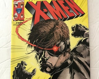 Uncanny X-men 391  Cover by Ian Churchill (Cyclops Returns!, Marvel Comics, VF/NM Condition, Uncanny X-men, 2001)