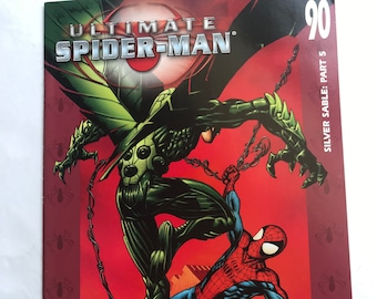 Ultimate Spider-Man #90: Silver Sable, Omega Red, Vulture (VF/Near Mint)