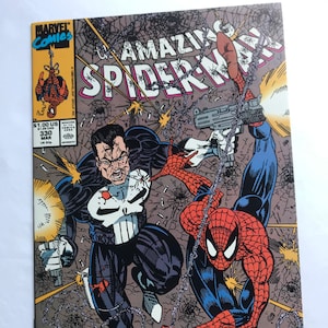 Amazing Spider-Man 330 - Erik Larsen - Punisher - Venom Returns (First Prints, Very Fine/NM Condition, 1991, Incredible Hulk, Ghost Rider)