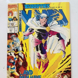 Uncanny X-men #307 - Exodus - Bloodties 4 of 5 (John Romita Jr, 1993, Very Fine/NM Condition, New Mutants, Cable, X-Force)