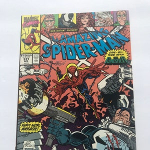 Amazing Spider-man 331 Erik Larsen - Punisher - Venom Returns (Venom Cover, 1991, VF/NM Condition, Marvel Comics)
