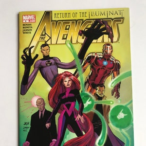 Avengers #8: New Illuminati, Infinity Gauntlet, 1st Print