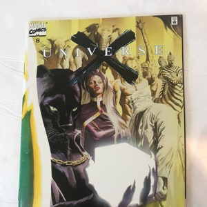 Universe X 8 - Multiverse Black Panther Wielding the Cosmic Cube!  (First Issue, First Printings, Uncanny X-men, VF/NM, 1995)