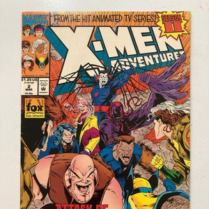 Rare X-men Adventures 2 Season 2 - Newsstand Edition - X-Men 97 - Disney Plus (Mr Sinister - Adaption of the 90s Cartoon VF/NM 1993)