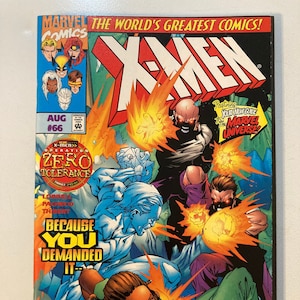 X-men - 66 - Bastion - Zero Tolerance Conclusion (Carlos Pacheco, Comics, VF/NM Condition, Uncanny X-men/X-men 97, 1995)