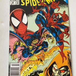 Rara edição de banca de jornal do crossover Homem-Aranha 24 - Guerra Infinita (Revista em Quadrinhos da Marvel, Primeira Impressão, Muito Bom/Quadrado, Spawn, Venom)