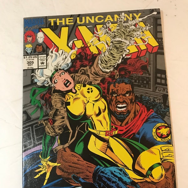 Uncanny X-men 305 -  Rogue and Bishop (First Print, VF/NM Condition, Marvel Comic Books, Wolverine)
