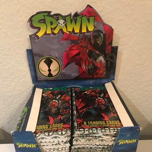Rare Spawn Trading Cards - 1 Unopened Single Pack (1994, Todd McFarlane, Image Comics, Amazing Spider-Man, Hulk)