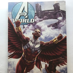 Avengers World 7 - Falcon and Red Wing Cover (VF, Sam Wilson, Disney Plus, Falcon and the Winder Soldier)
