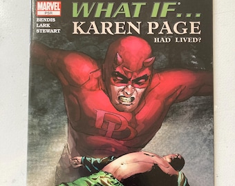 Draufgänger was wäre wenn Karen Page Lebte Comic-Buch: Brin Michael Bendis, 1990 (VF / NM)