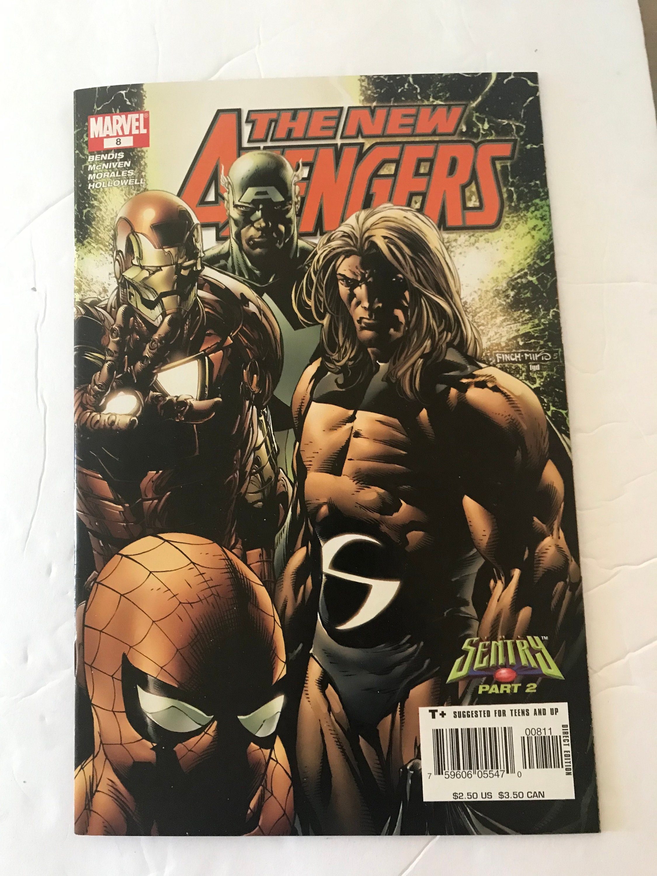 New Avengers 8 - Sentry Part 2 (VF/NM Condition, Marvel Comics