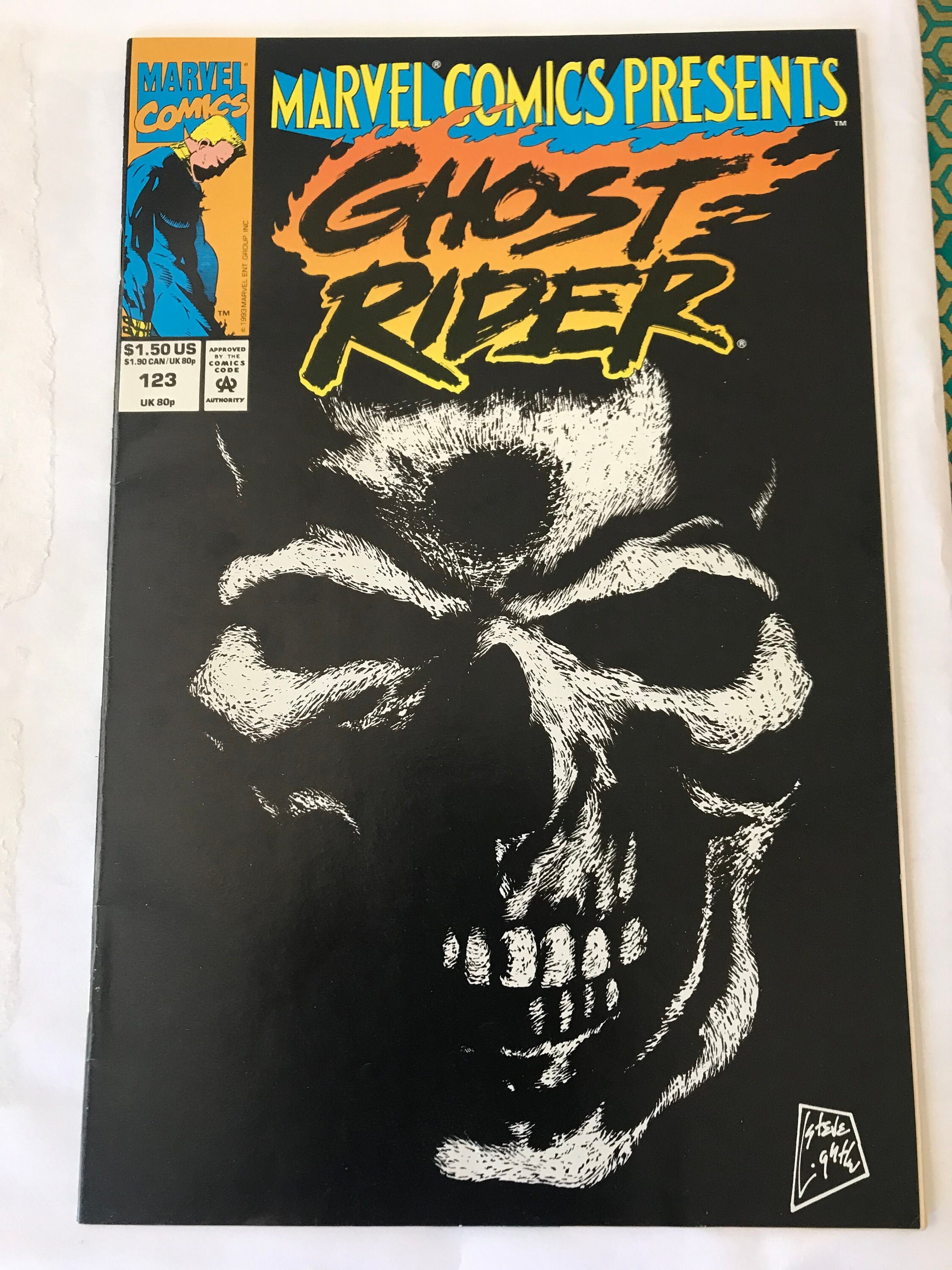 Marvel Comics Presents 123 Epic Ghost Rider Cover by Steve Lightle