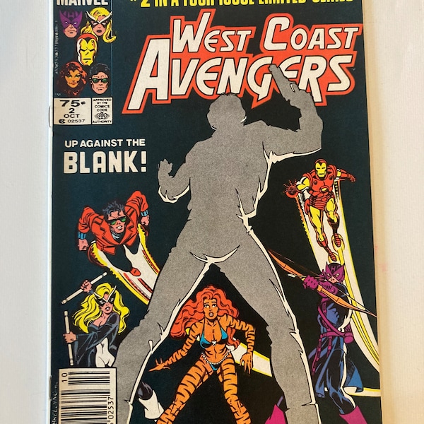 Rare West Coast Avengers Limited Series 2 - Newsstand   (1985, Very Fine, Marvel Comic Books, Avengers Endgame)