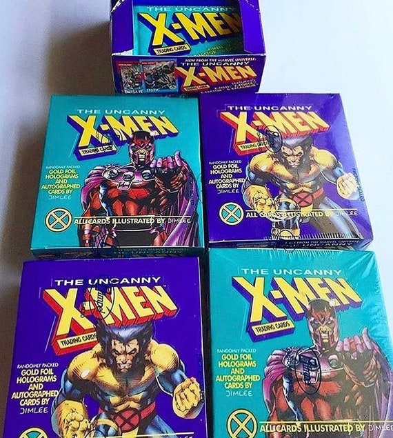 Jim Lee X-men Trading Cards: 1992 Series 1 Sealed Box - Etsy Finland