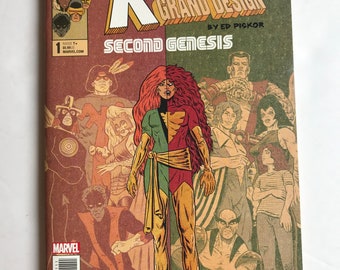X-men 1 - Grand Design -  (First Print, Hot Issue, Marvel Comic Book, VF/NM Condition, Very High Grade, Ed Piskor)