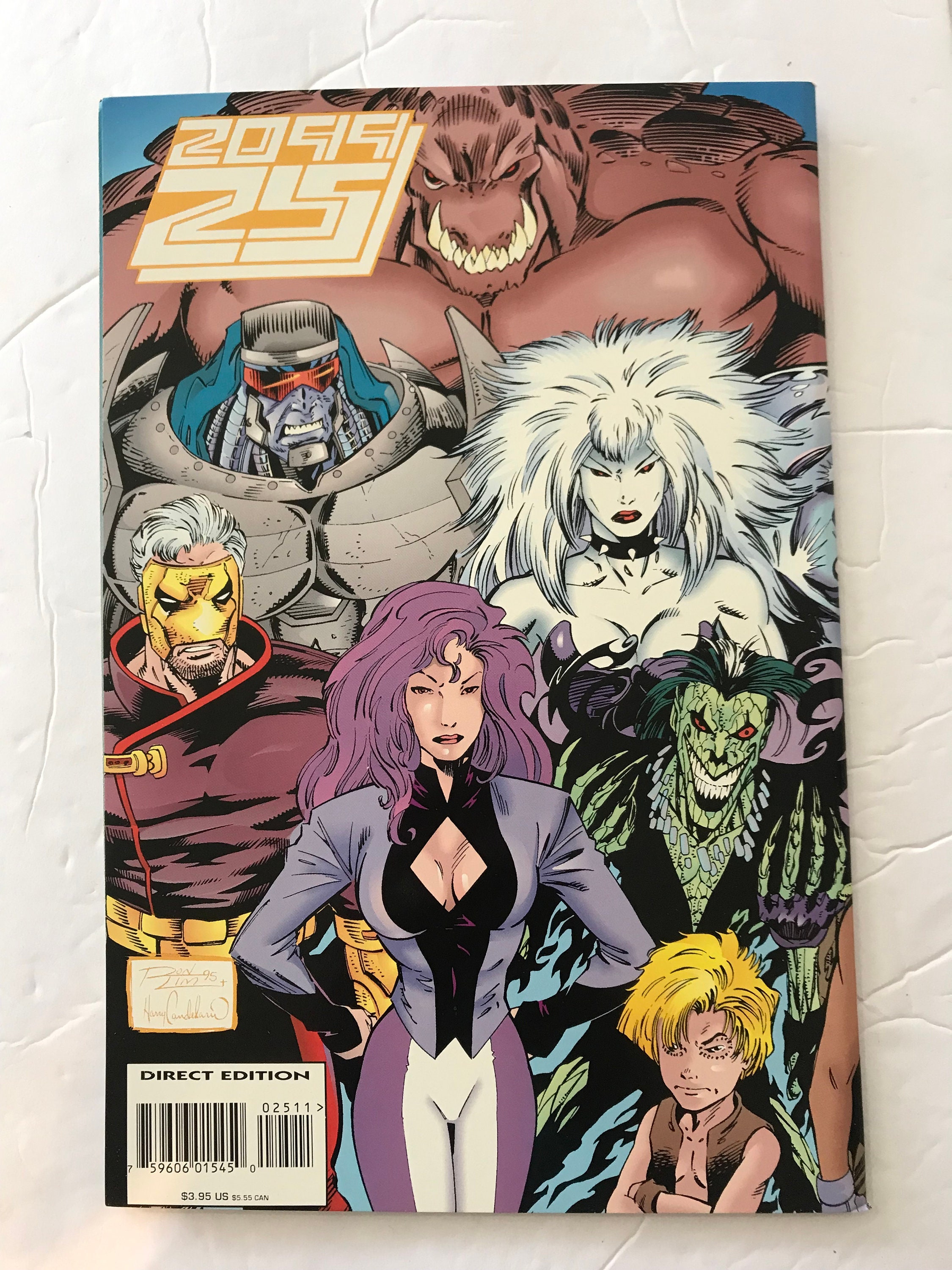 X-men 2099 #25 - Wraparound Foil Cardstock Cover (VF/NM, 1993