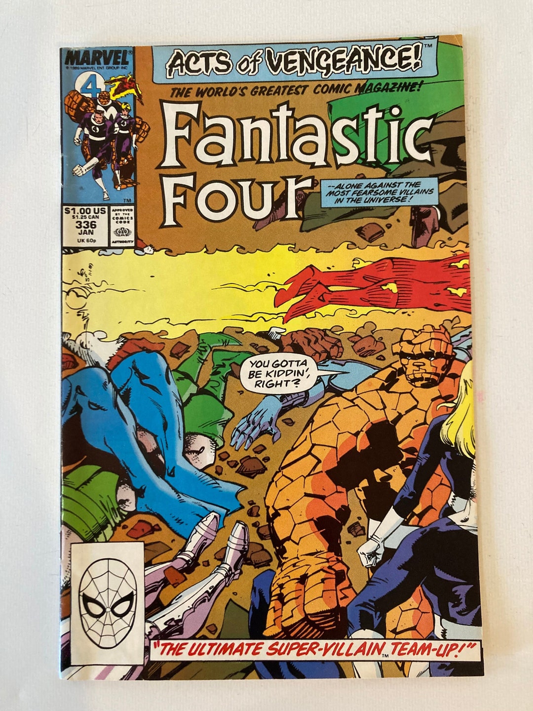 Fantastic Four Comic Issue 336 - Acts of Vengeance (VF/NM