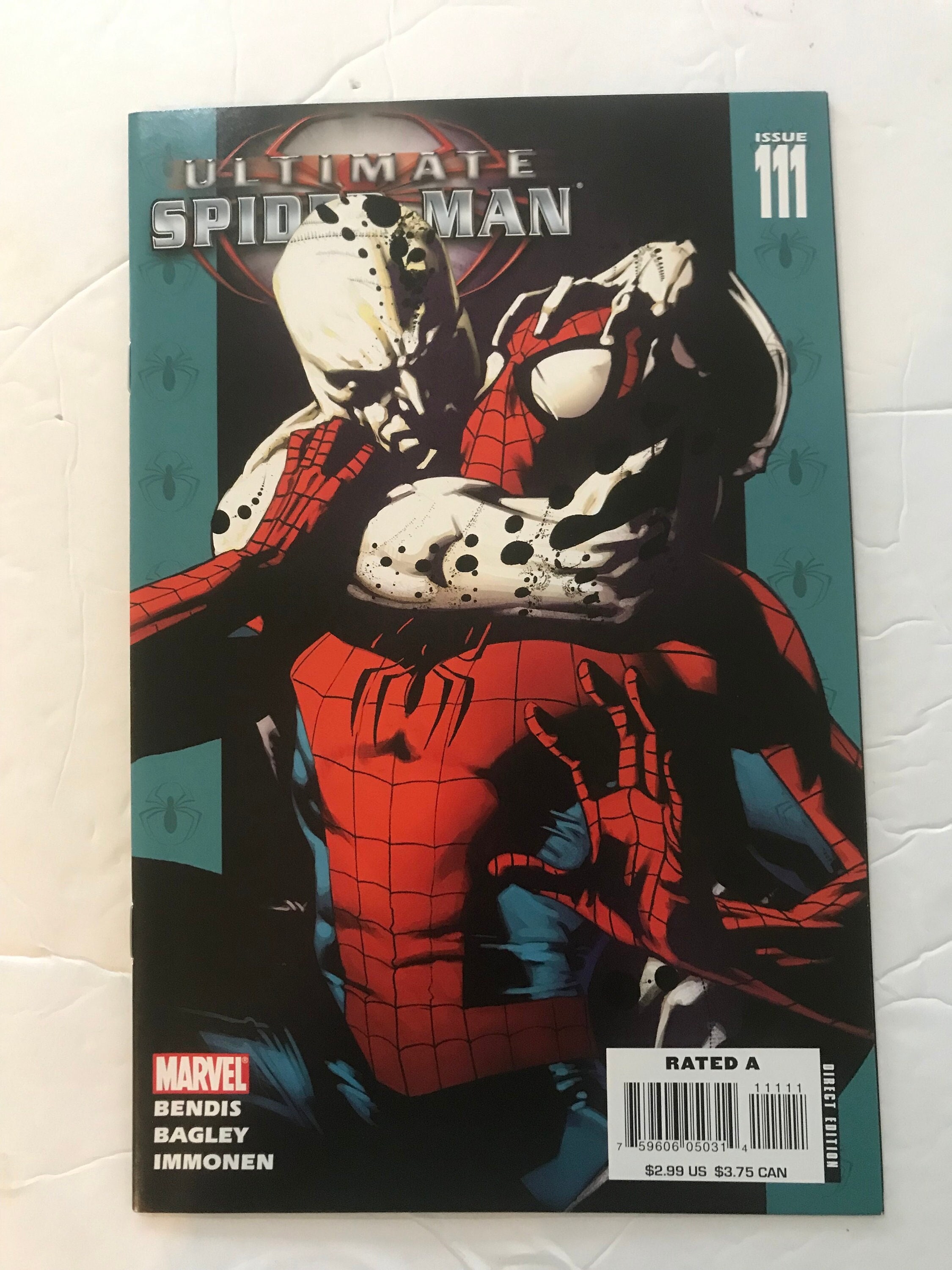 Ultimate Spider-man 111 - Final Mark Bagley Issue - First