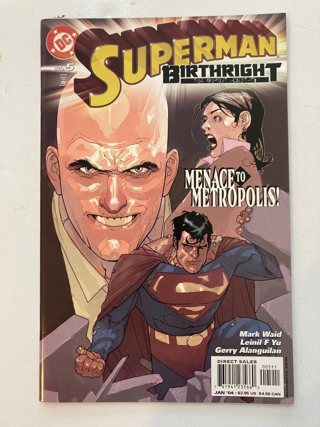 Superman: Birthright 5 (first Print, Mark Waid, Leinei Yu, VF/NM