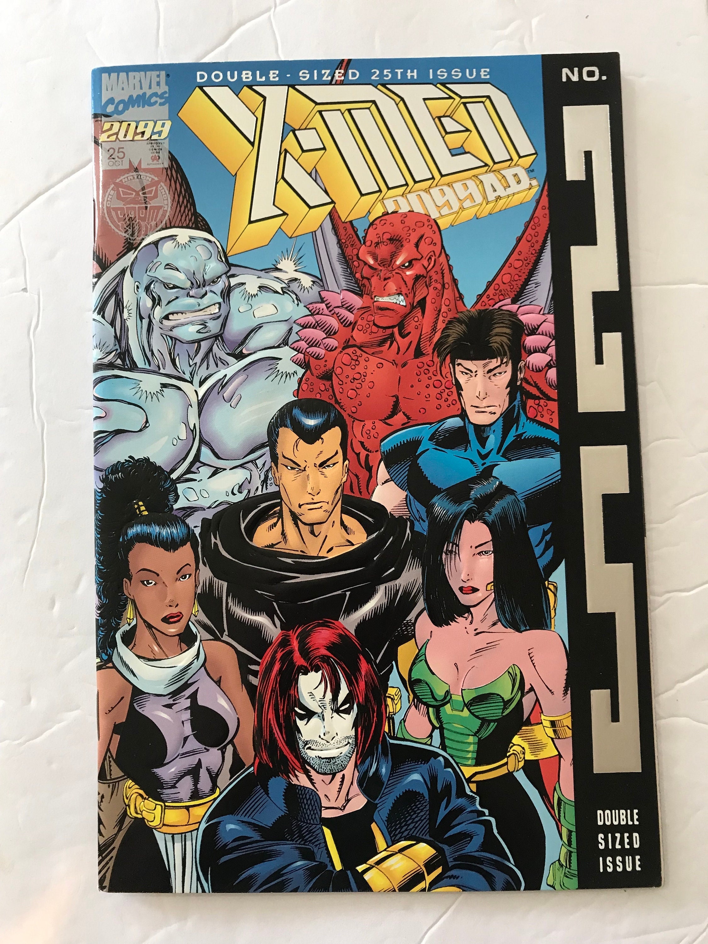 ニックス、マーベル X-men 2099 #25 - Wraparound Foil Cardstock Cover (VF/NM, 1993