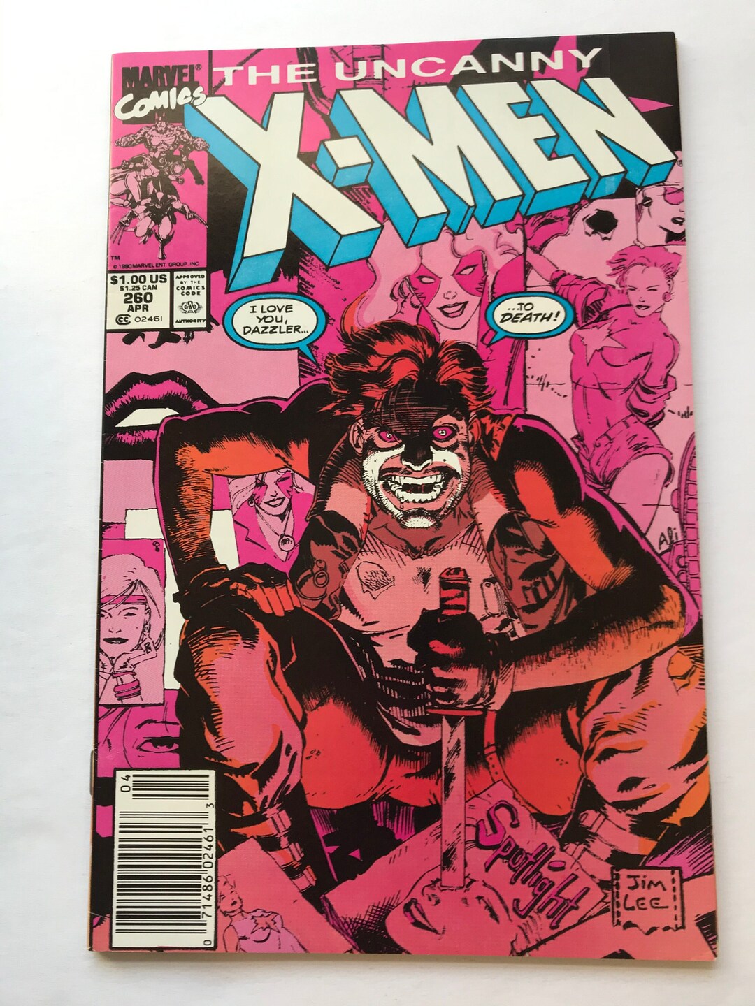 Uncanny Xmen Comic Lot 260 Rare Newsstand Edition VF/NM Etsy