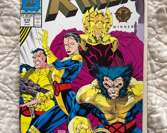 Rare Jim Lee Uncanny X-men Comic Gold Ink 275 - Low Print Run (Near Mint  Condition, 1992, Marvel Comic Books, Gambit and Wolverine)
