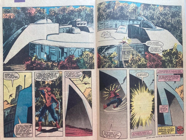 Rare Amazing Spider-Man 251 - Newsstand Edition - Final Issue Before Black Costume - Secret Wars (Marvel Comics Near Mint, Hobgoblin, Venom) image 2