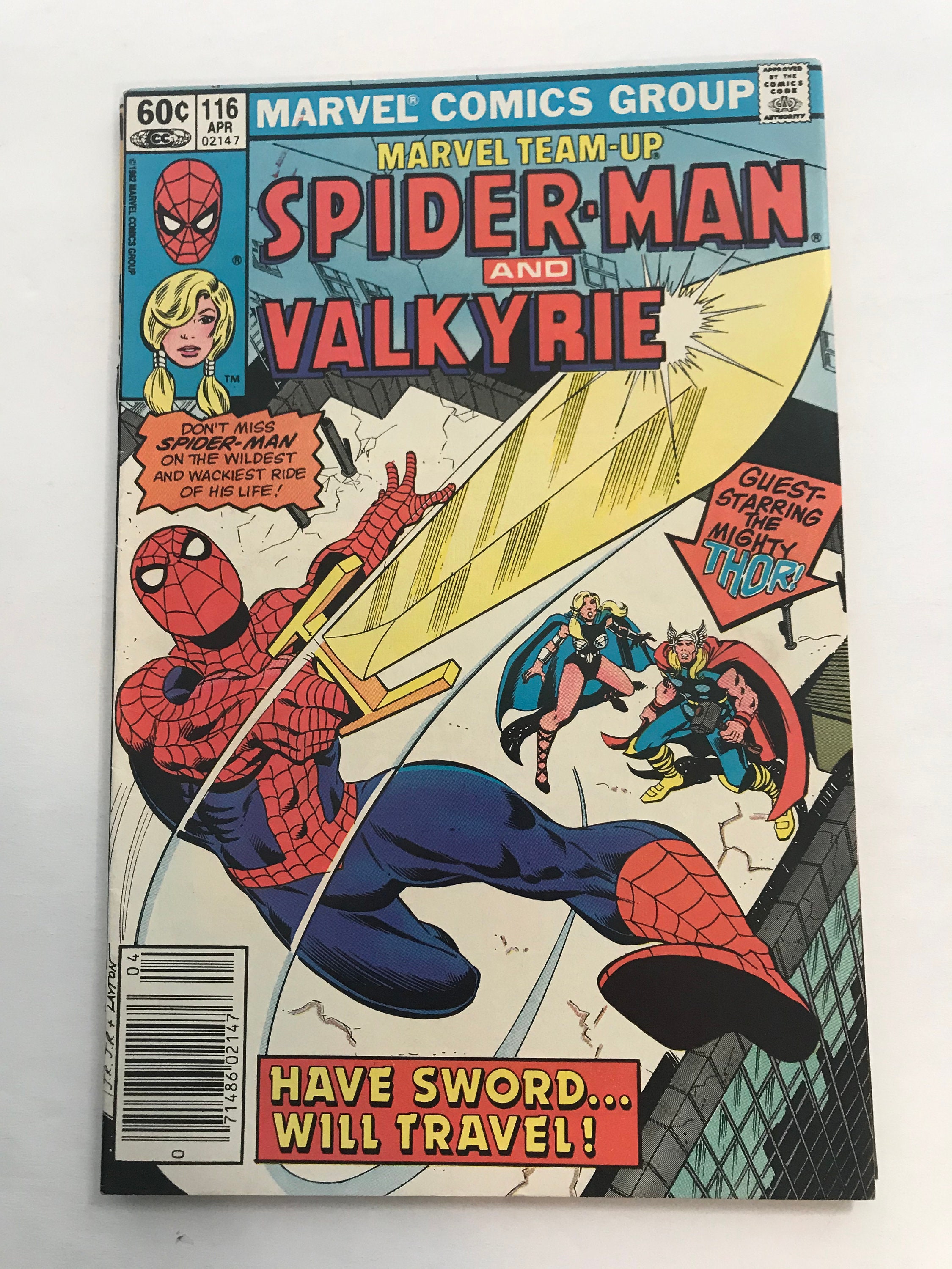 Marvel Team-up and Valkyrie Rare Newsstand | Etsy