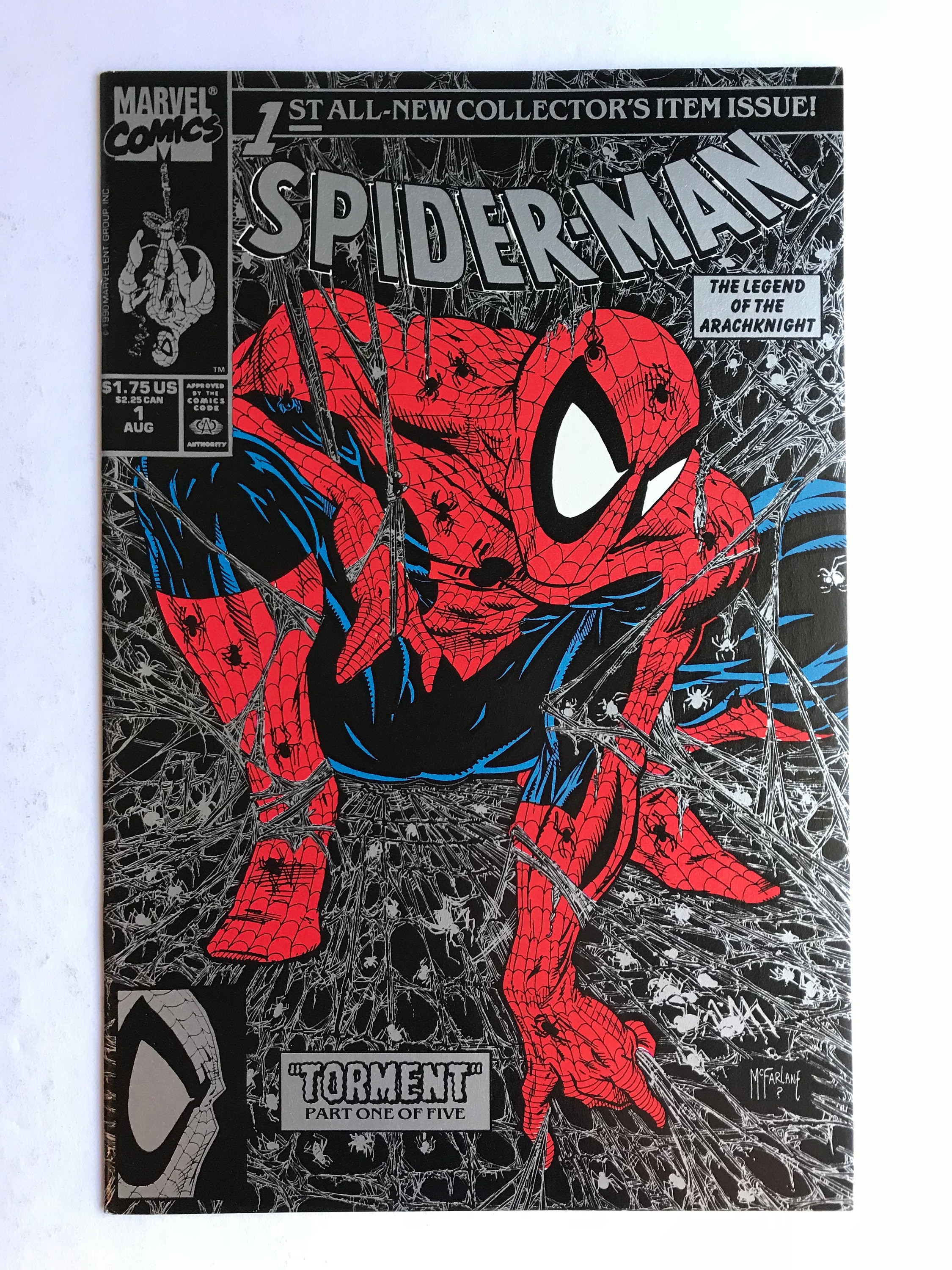 Spider-man 1 Todd Mcfarlane silver Webs/first Print Near - Etsy Australia