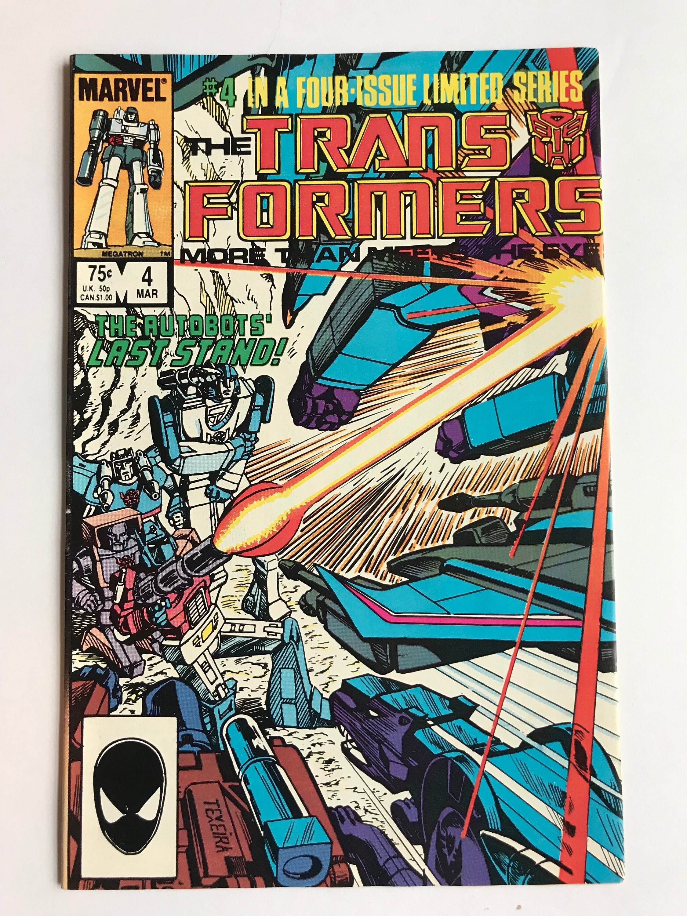 Transformers 4 First Print - Final Issue of Original Limited