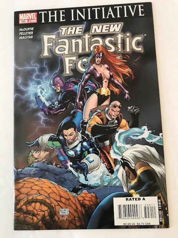 Fantastic Four 549 - Michael Turner Cover - Black Panther and