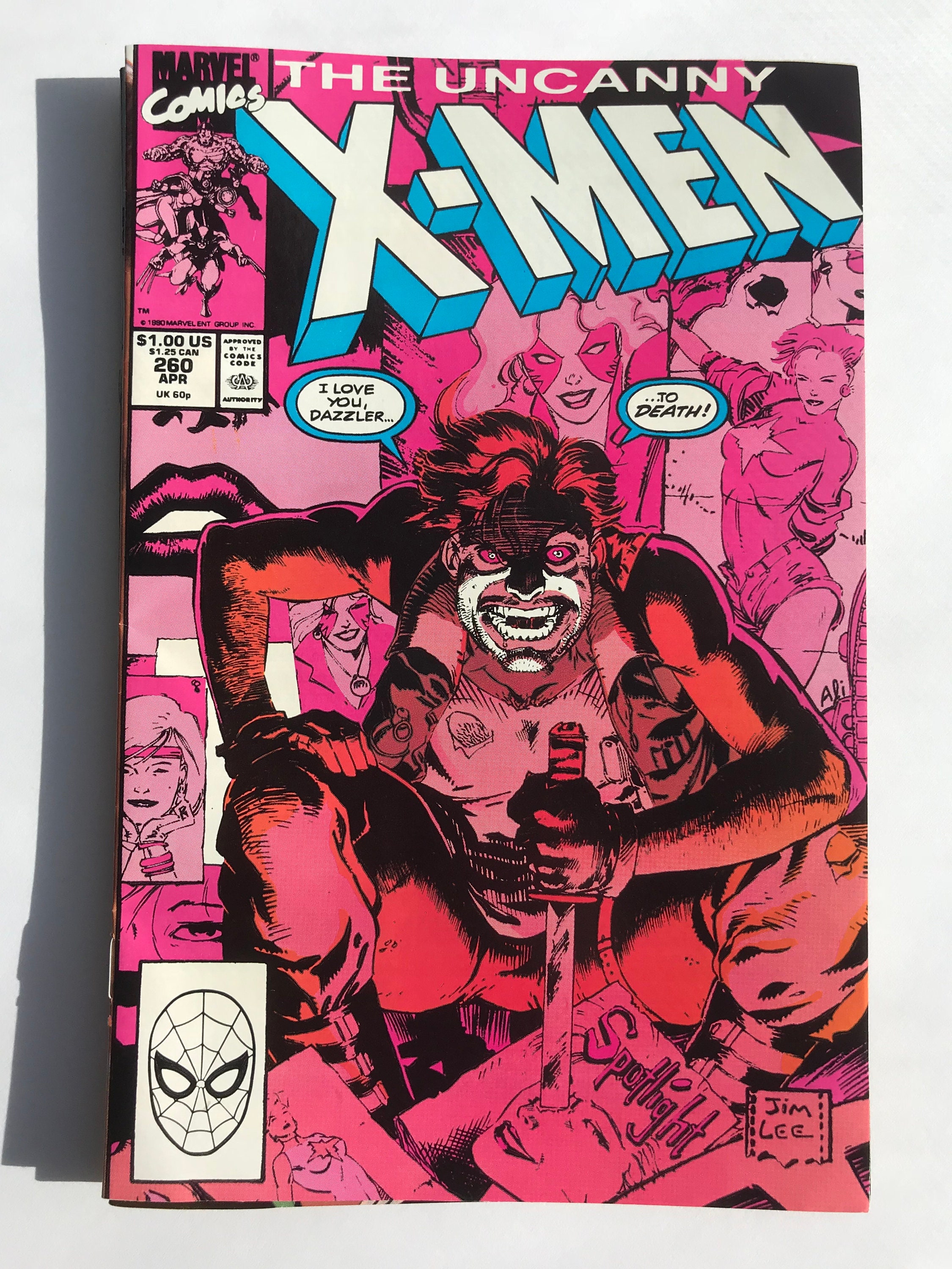 Uncanny X-men 260: Dazzler, Jim Lee Cover (VF/NM) - Etsy