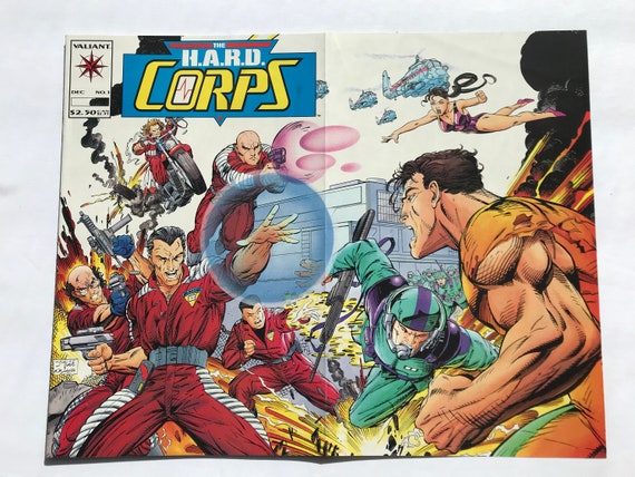 Hard Corps #1: Rare Jim Lee Gatefold Cover, Valiant Comics, First