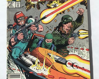 GI Joe #46 Mike Zeck Cover (1982, First Prints, VF/NM Condition, Marvel Comics, Rare Newsstand Variant Editions)