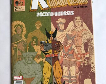 X-men 2 - Grand Design -  (First Print, Hot Issue, Marvel Comic Book, VF/NM Condition, Very High Grade, Ed Piskor)