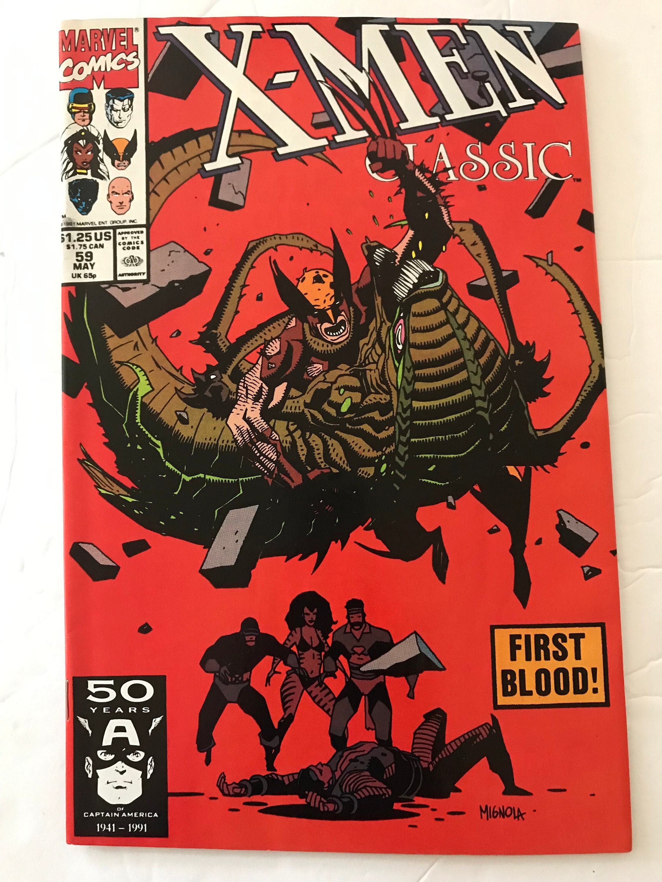 X-Men Classic 59 - Mike Mignola Art! (1991, Black Panther, Dr