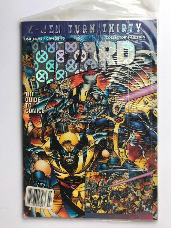 Rare Wizard Magazine X Men 30th Anniversary Foil Cover Etsy Rare Wizard Magazine X Men 30th Anniversary Foil Cover Etsy