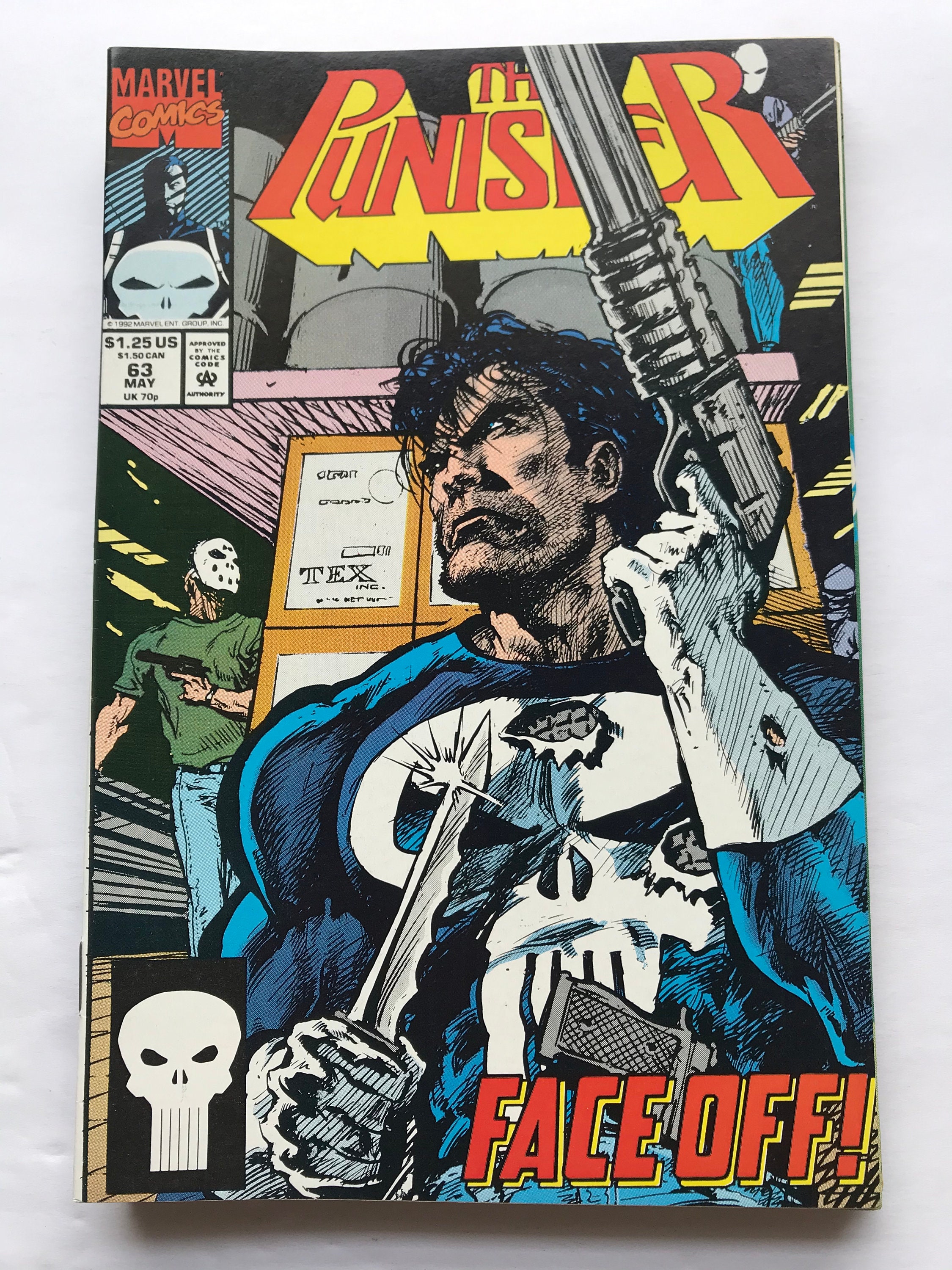 Punisher 63 marvel Comics 1993 VF/NM Mark Texeira Cover 
