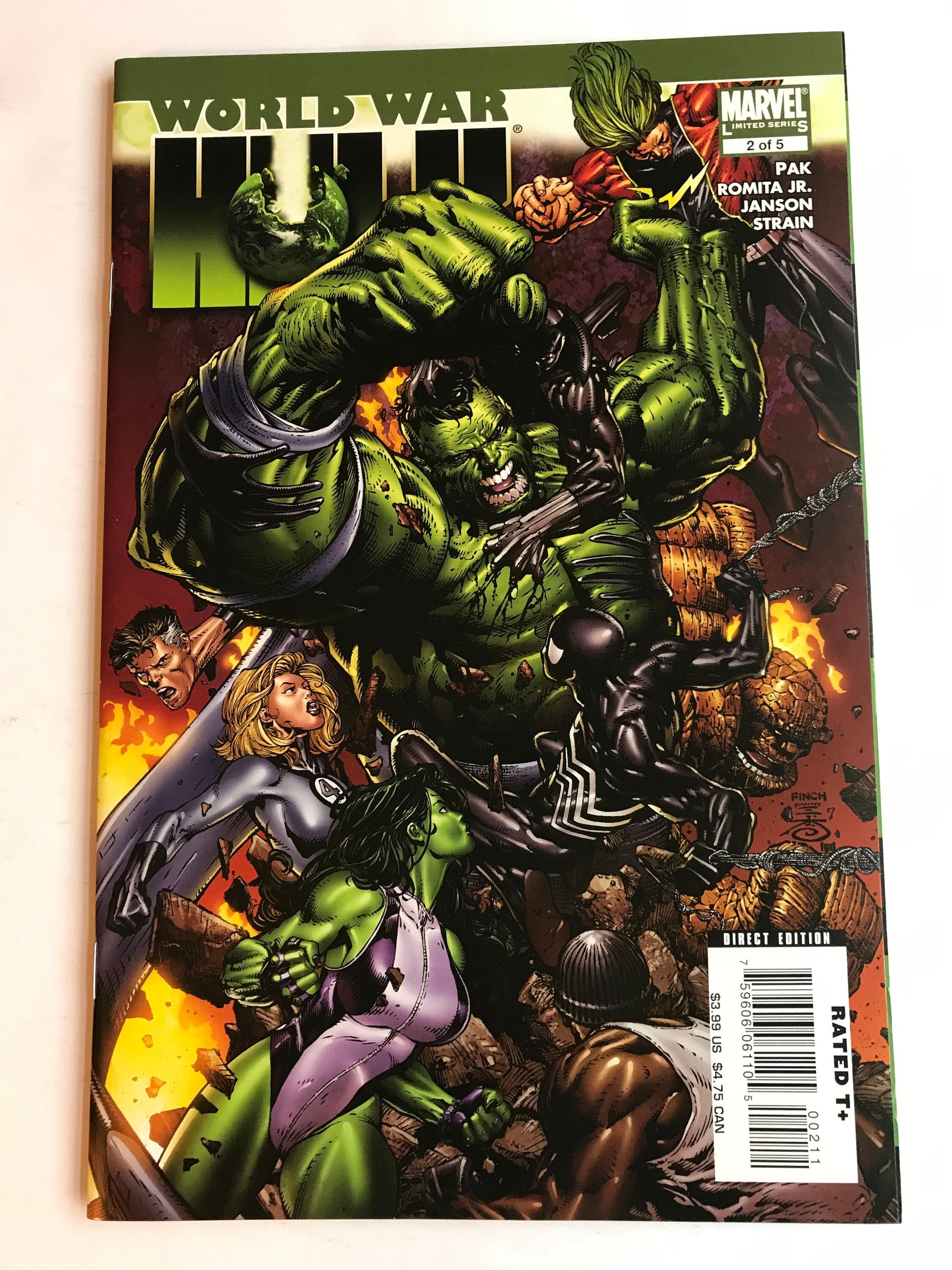 hélice detective Recuento World War Hulk 2 Primera impresión VF/FN Marvel Comics - Etsy España