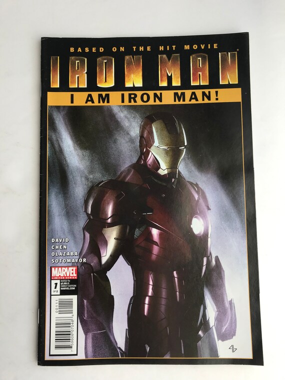 Iron Man 1 I Am Iron Man Rare Movie Adaptation Vf Etsy Iron Man 1 I Am Iron Man Rare Movie Adaptation Vf Etsy