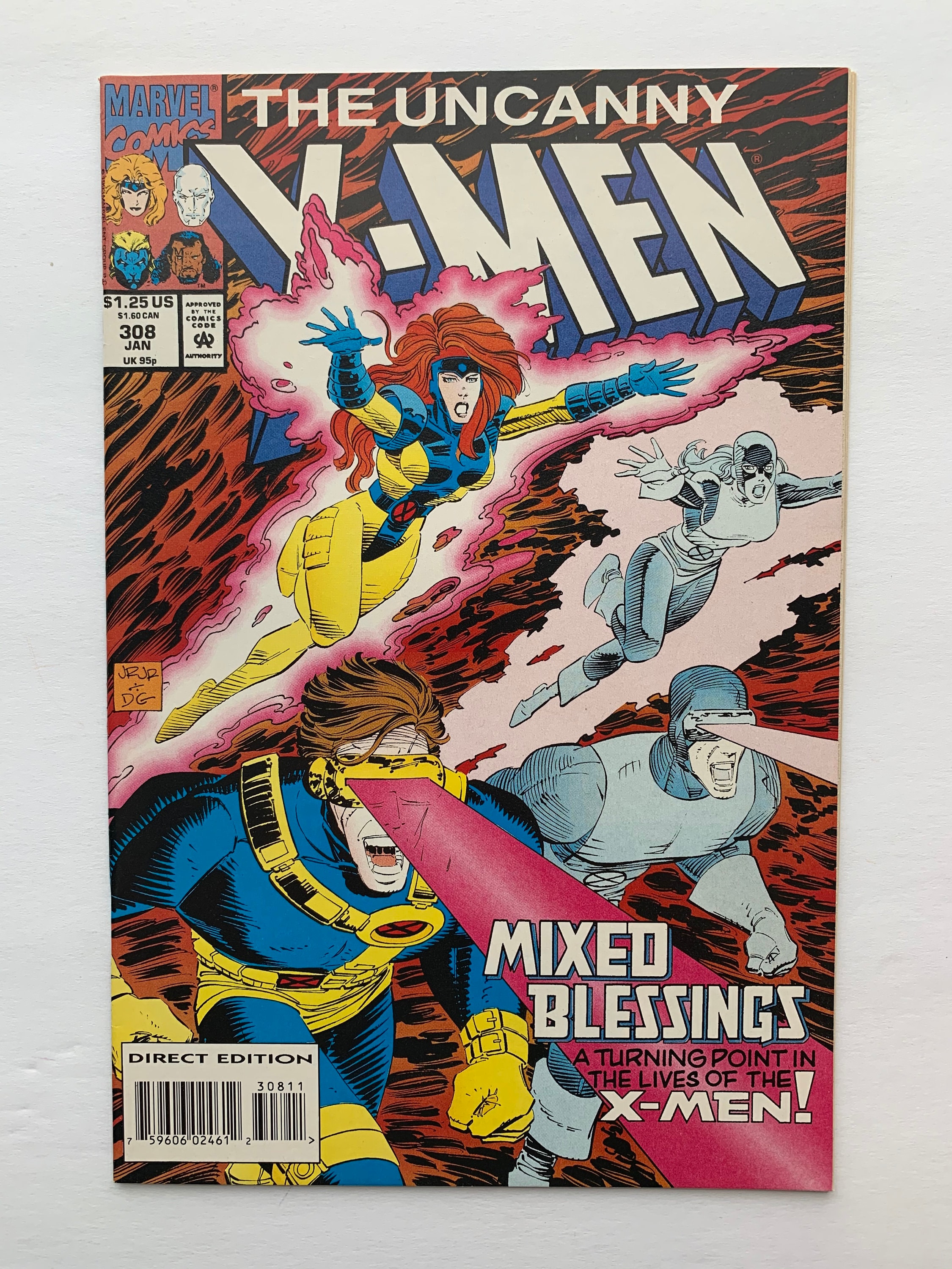 Uncanny X-men #308 (john Romita Jr / 1995 / Very Fine Condition